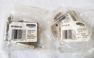 Полированные хромированные самозакрывающиеся петли для шкафа Amerock 3/8 дюйма смещение BPR798-26  - Изображение 1 из 4