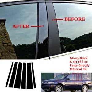 Decal Cover Fit For Oldmobile Bravada 2002-2004 Pillar Posts Door Window Trim - Imagen 1 de 10