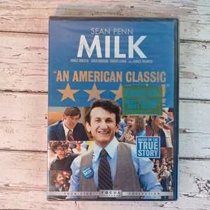 MILK Starring Sean Penn DVD Factory Sealed - Picture 1 of 3