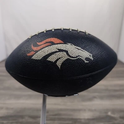 Mini juguete de fútbol americano Jaidor Sports Denver Broncos NFL 2015 logotipo juvenil talla azul Foto 1 de 4