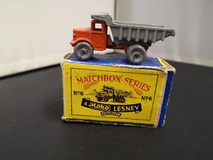 P436-MATCHBOX LESNEY No6A QUARRY TRUCK WITH MOKO ENSCRIPTED BOX - Picture 1 of 12