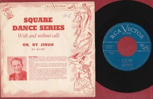 Bert Rietz 45 RPM & PS Square Dance Series Oh By Jingo - RCA Victor 41-6185 - Foto 1 di 2