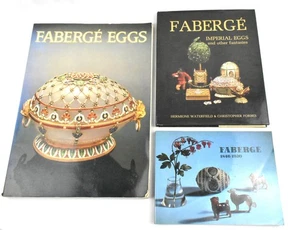 3 Books Referencing Carl Faberge, Eggs, 1846-1920 & Imperial Egg/Other Fantasies - Picture 1 of 17