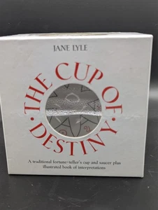 NEW Cup of Destiny: Traditional Fortune-Teller's Cup & Saucer + Illustrated Book - Picture 1 of 2
