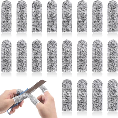 Schnittfeste Fingerlinge 20 Stück atmungsaktiv Fingerschutz Daumenschutz Arbeit - Bild 1 von 4