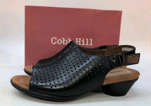Cobb Hill Laurel Slingback Sandal Women's US 11W Black (60946) - Picture 1 of 11