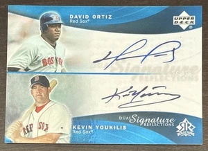David Ortiz Youkilis🔥2005 Ud Reflections Blue Dual Signatures AUTO #DOKY 26/35 - Bild 1 von 3