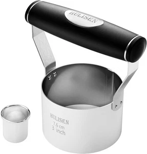 HULISEN 3 inch Biscuit Cutter, Stainless Steel 3" Round Silver - Picture 1 of 7