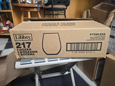 Libbey 217 11.75 oz Stemless Wine Glass - 1 Doz - Image 1 of 4