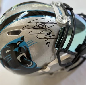 Carolina Panthers Steve Smith Sr Signed F/S Authentic Helmet W/ Visor Radtke COA - Picture 1 of 6