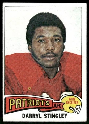1975 Topps Darryl Stingley #238 New England Patriots - Image 1 of 2