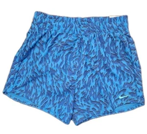 Nike Dri-Fit Training Shorts Unisex Kids (Medium) Blue With Liner NWT - Picture 1 of 5