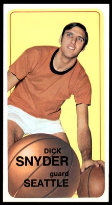 1970-71 Topps #64  DICK SNYDER   Supersonics  NM - Image 1 of 2