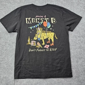 Octopied Mind Shirt Damen XL schwarz Having A Menty B Party Grafik Neuheit T-Shirt - Bild 1 von 6