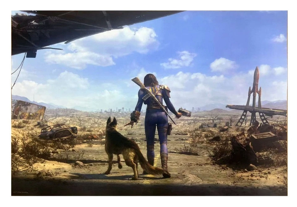 Fallout 4 Kunstdruck Neighborhood Patrol 30 x 40 cm - ungerahmt - Bild 1 von 1