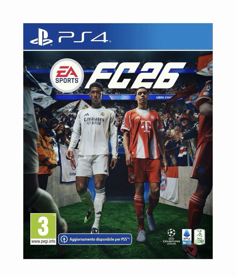 FC26 FC 26 FIFA 26 PER PS4 PLAYSTATION 4 NUOVO SIGILLATO CD - Immagine 1 di 1