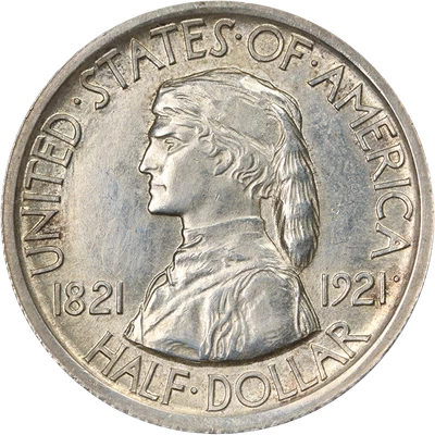 1921 Missouri Commem Half Dollar Nice BU Details Nice Eye Appeal Nice Strike - Image 1 of 2