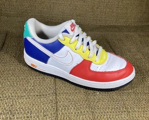 NIKE Air Force 1 Low LV8 PS Size 2.5y Rubik's Cube Shoes Multicolor AF1 - Picture 1 of 6