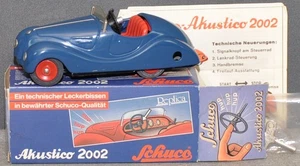 Schuco 2002 Akustico-Auto blau mit Uhrwerk Replica von 2022 fabrikneu OVP - Picture 1 of 1