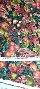 Cranston VIP Joan Messmore Herbst Urlaub Stoff Federn Pilze 4 Yards 45" breit - Bild 1 von 5