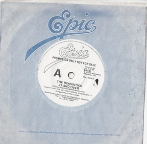 ROMANTICS 21 & Over AUSSIE 7" W/L PROMO NEW WAVE - Picture 1 of 1
