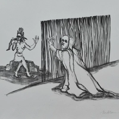 Pia Stadtbäumer Zeitgenössische Kunst Griffelkunst signiert Lithografie 2007 - Bild 1 von 4