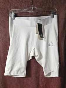 Pantalones Cortos Adidas Alphaskin Sport Aeroready Para Hombre L Blanco Poligiene Control de Olores  - Imagen 1 de 8