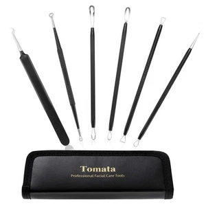 Blackhead Remover Pimple Popper Tool Kit - (6 Piece Kit) - Professional Stain... - Picture 1 of 7