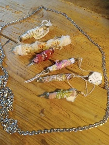 Handgefertigte Boho Perlen und 50 cm Panzerkette - Bild 1 von 9