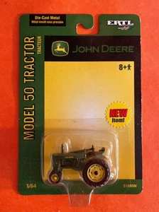 2004 ERTL JOHN DEERE MODEL 50 TRACTOR 1/64 SCALE DIECAST, 5168OM, NOS - Afbeelding 1 van 2