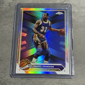 2023-24 Topps Chrome #97 Magic Johnson Refractor Silver Prizm - Picture 1 of 2