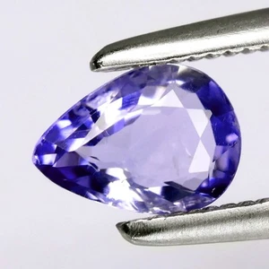 ★★ RARE !! IOLITE VIOLETTE BLEUE DE TANZANIE : 5.7 mm x 4 mm ★★ p496.154t - Foto 1 di 1