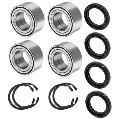 Cojinete de rueda trasero delantero 4 piezas CIRCLIP para Kawasaki Bayou 300 400 Prairie 300 400 Foto 1 de 4