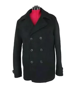 Selected Homme Wollmantel Cabanjacke L Mercer PEACOAT Schurwolle Kurzmantel - Bild 1 von 9