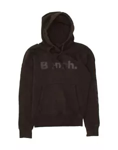 BENCH Womens Graphic Hoodie Jumper UK 10 Small Black Cotton BM08 - Picture 1 of 3