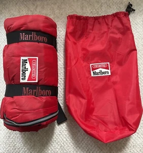 Vintage Marlboro Unlimited Red Sleeping Bag NOS! - Picture 1 of 12