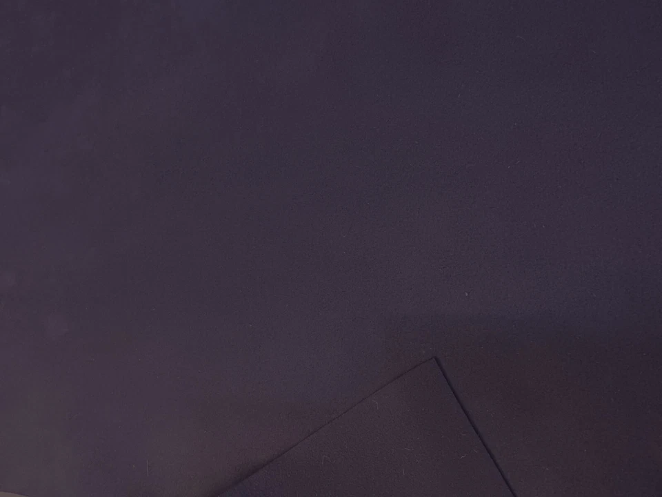 Micro Suede Robert Allen solid DEEP PURPLE 50 X 57" Wide Fabric 1.35 yd - Image 1 of 1