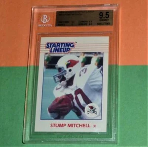 1988 STUMP MITCHELL Kenner Starting Lineup BGS 9.5 Gem Mint Cardinals POP 1 ! - Picture 1 of 2