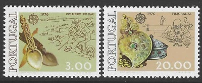 PORTUGAL 1976 Europa par, UM. SG 1601/1602. Cat. £80. Foto 1 de 2