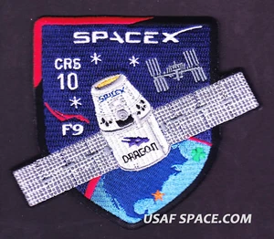 AUTÉNTICO PARCHE DE REABASTECIMIENTO DE MISIÓN SPACEX FALCON-9 DRAGON F-9 ISS NASA REABASTECIMIENTO - Imagen 1 de 3