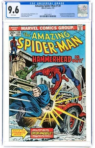The Amazing Spider-Man #130 (Marvel, 1974) CGC NM+ 9.6 White 1st Spidermobile π₯ - Picture 1 of 6
