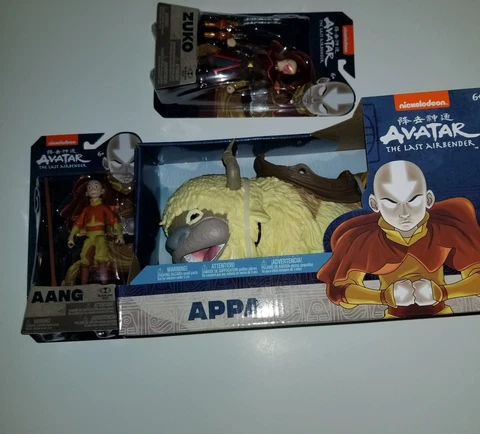 Avatar The Last Airbender figure lot - Appa Aang & Zuko McFarlane Toys NEW Cover