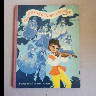ALBUM NESTLE-PETER-CAILLER-KOHLER: contes et légendes d'Europe 1952  - COMPLET - Photo 1/4