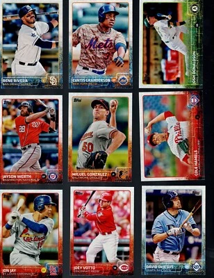 2015 TOPPS Baseball 1-250 Complete Your Set BUY MORE SAVE MORE - Image 1 of 4