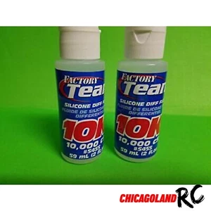 2 PACK Associated Silicone Diff Fluid Oil 10,000 cSt 5455 10K LOSI ARRMA - Picture 1 of 1
