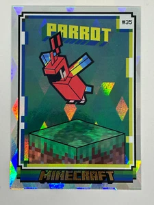 2024 Panini Minecraft Parrot Cubic Foil #35 - Picture 1 of 2