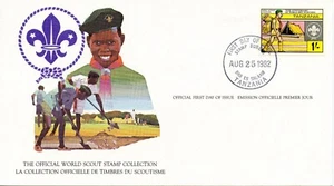 SCOUTING IN TANZANIA 1982 FDC1692 - Picture 1 of 1