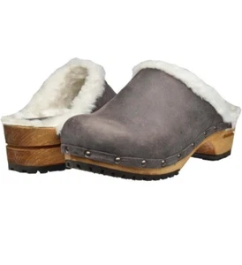 Sanita Wood Hese Damen Clogs | Hausschuhe | Gartenschuhe | Geöltes Leder - NEU - Bild 1 von 8
