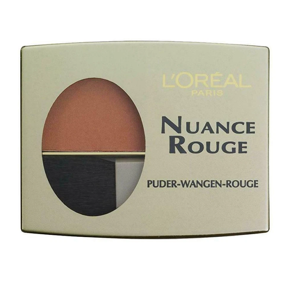 L'OREAL NUANCE ROUGE POWDER BLUSHER - HAZELNUT (107)  - Image 1 of 1