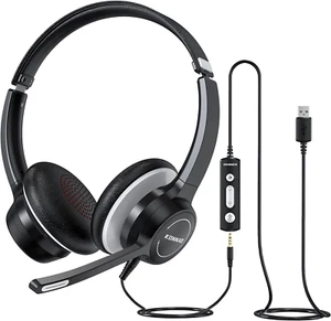 USB Headset with Microphone - Picture 1 of 7